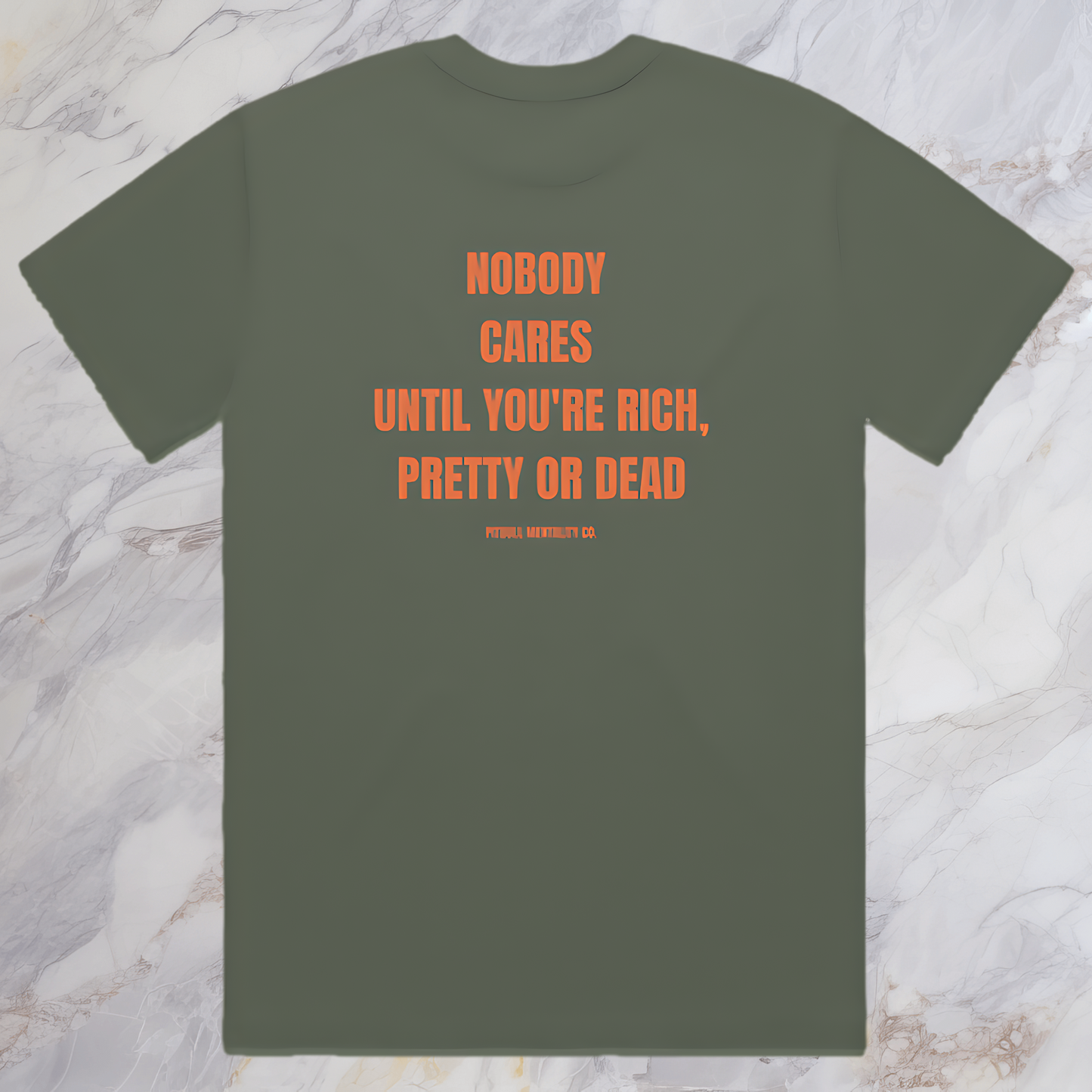 "Nobody Cares" Statement T-Shirt